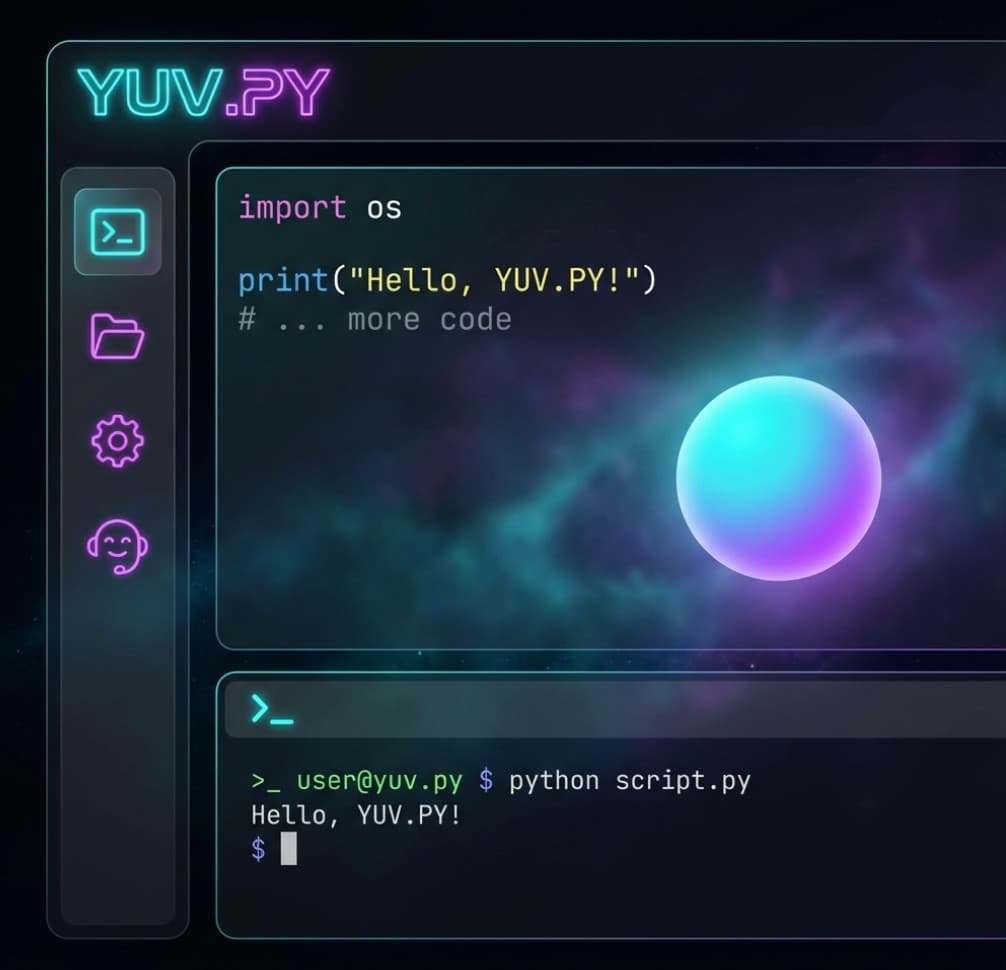 YUV.PY: Running Python In-Browser! preview